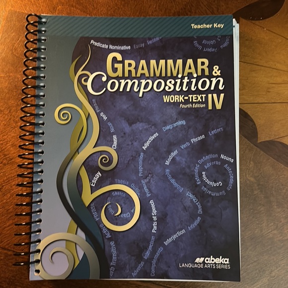 ⚜️ EUC abeka Grammar & Composition IV AND Vocabulary Spelling & Poetry IV set - Picture 8 of 9